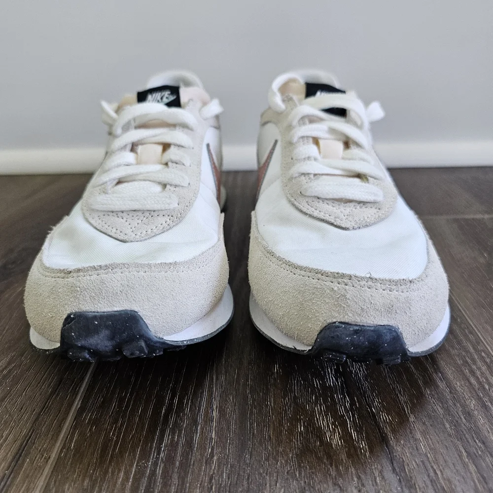 Nike Waffle Trainer 2 GS 'White Mint Copper Youth Sz 6.5Y #DC6477 102 - Picture 14 of 16